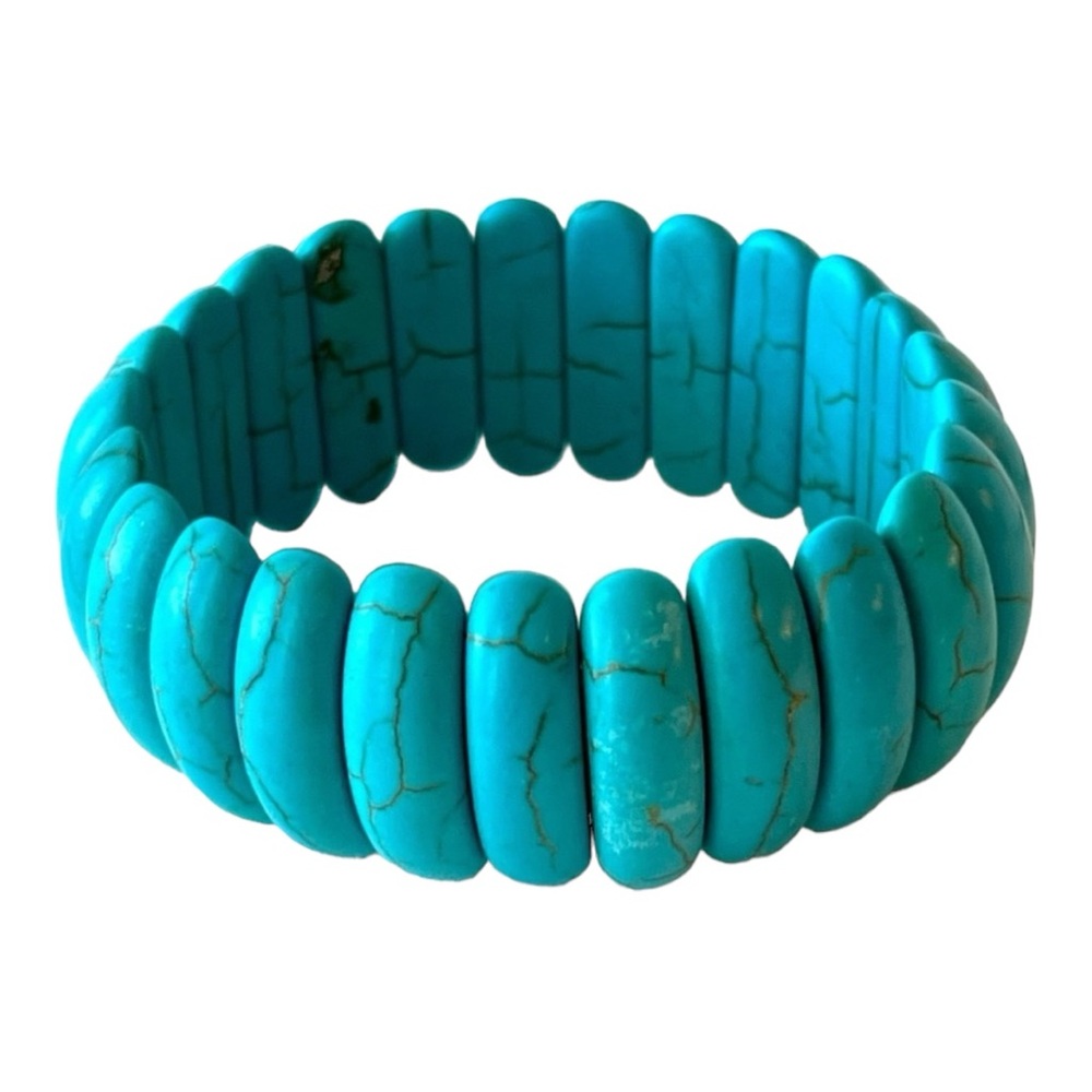 Turquoise Teal Blue Bracelet Bangle